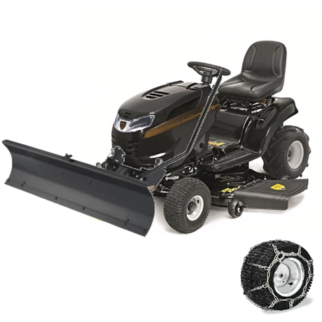 MTD Black Edition 282-117 TWIN KH fűnyíró traktor hótolóval