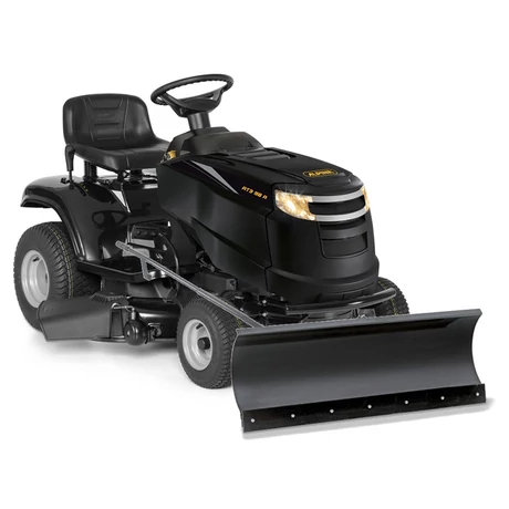 Alpina AT3 98 A oldalkidobós fűnyíró traktor hótolólappal