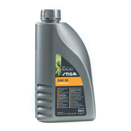Stiga 4 ütemű motorolaj SAE 30 0,6 l